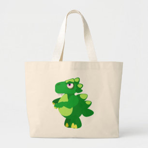 Dinosaur Large Tote Bag