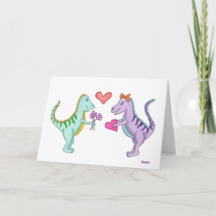 Dinosaur Love Card