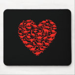 Dinosaur Love Heart T Rex Cute Valentines Day Boys Mouse Pad<br><div class="desc">Dinosaur Love Heart T Rex Cute Valentines Day Boys Toddlers</div>