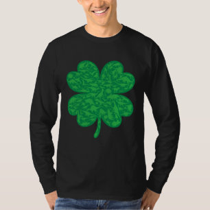 Dinosaur Lover Four Leaf Clover Dino St Patricks D T-Shirt
