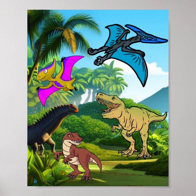 Dinosaur lover poster (Front)