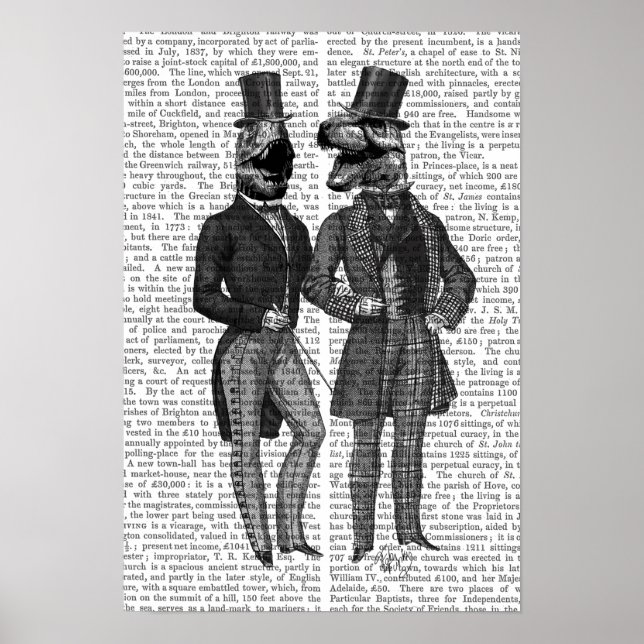 Dinosaur Men Lads Night Out Poster (Front)