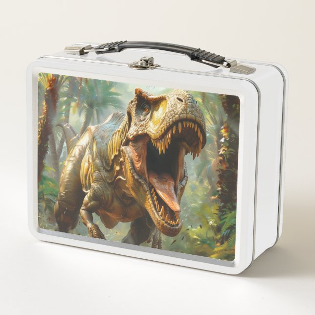 Dinosaur Metal Lunch Box (Front)