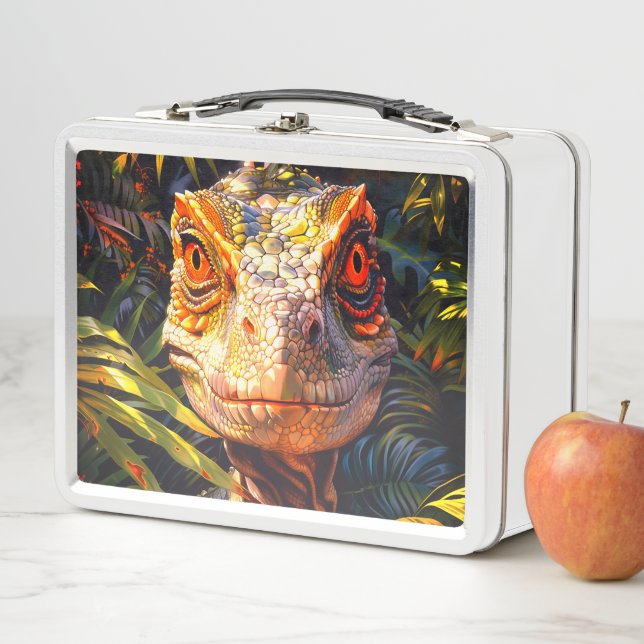 Dinosaur Metal Lunch Box (In Situ)