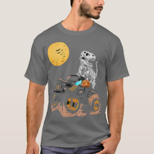 Dinosaur Monster Truck Moon Candy Toddler Boys Hal T-Shirt
