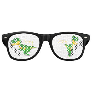 Dinosaur Name Boys Fun Party Retro Sunglasses