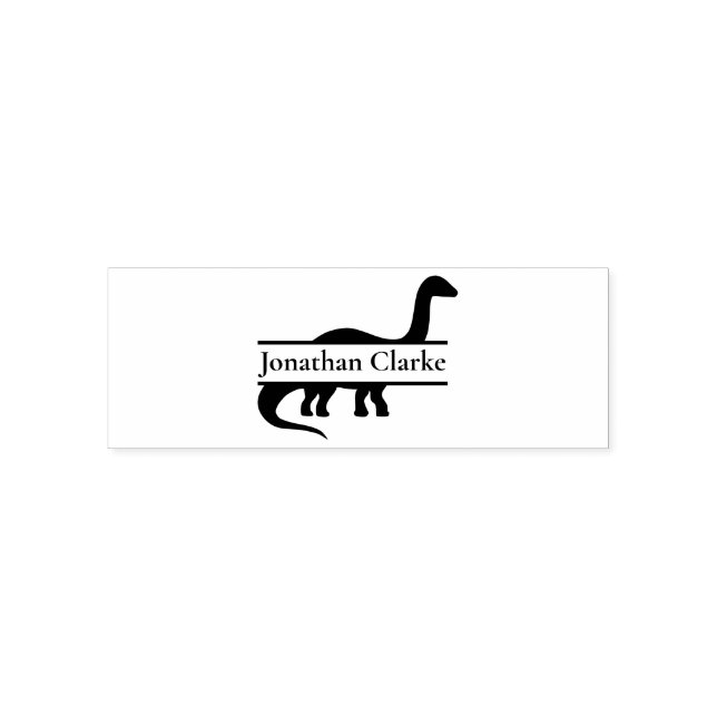 Dinosaur Name Self-inking Stamp (Design)