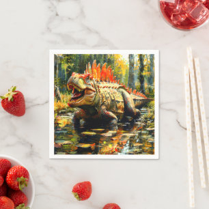 Dinosaur Napkin