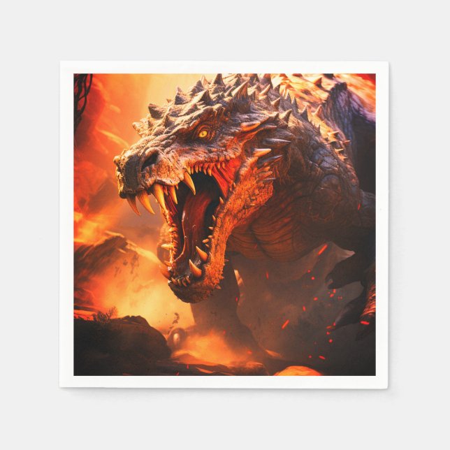 Dinosaur Napkin (Front)