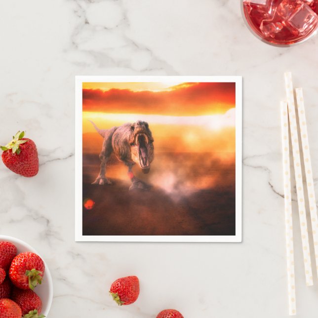 Dinosaur Napkin (Insitu)