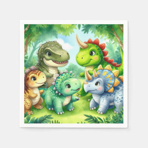 dinosaur napkin