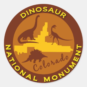 Dinosaur National Monument, Colorado Classic Round Sticker