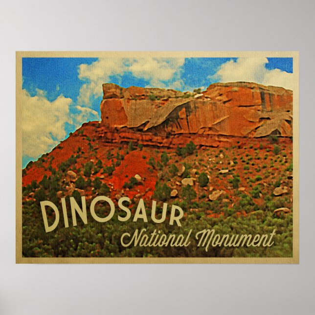 Dinosaur National Monument Poster (Front)