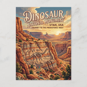 Dinosaur National Monument Utah Postcard