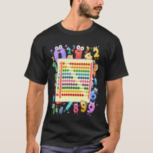 Dinosaur Numbers Idea For Kids & Teachers Maths Ab T-Shirt