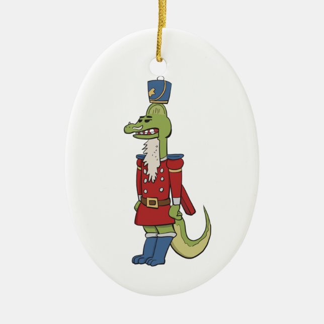 Dinosaur Nutcracker Ornament (Front)