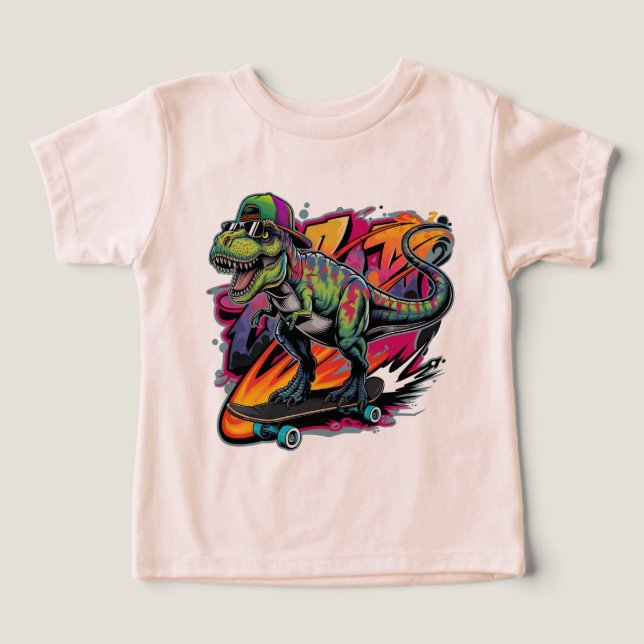 Dinosaur on a Skateboard (Design Front)