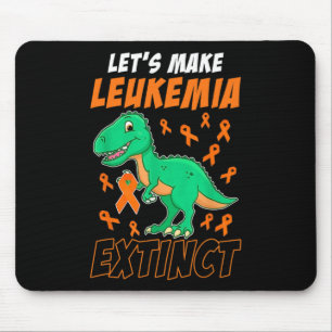 Dinosaur Orange Ribbon Haematologist Reptile Fossi Mouse Pad