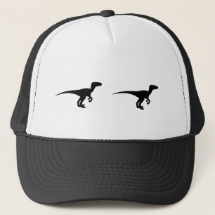 Dinosaur Outline Jurassic Era Trucker Hat
