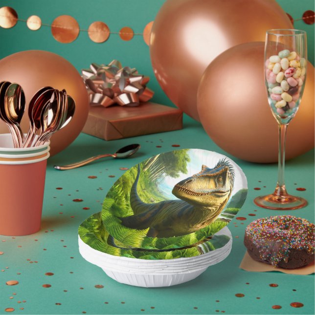 Dinosaur  paper plate (Multi)