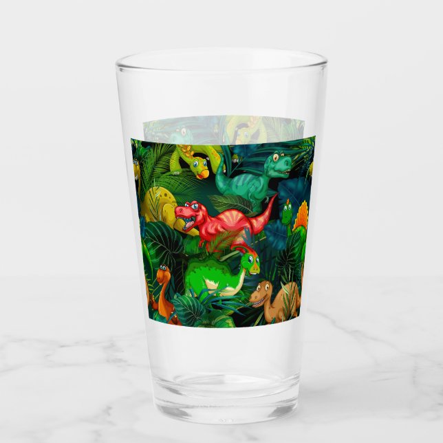 Dinosaur Park Glass (Front)