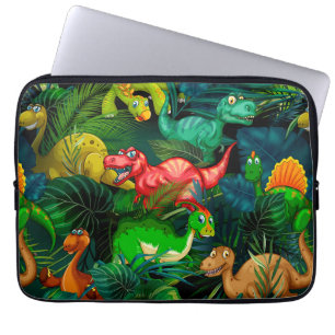 Dinosaur Park Laptop Sleeve