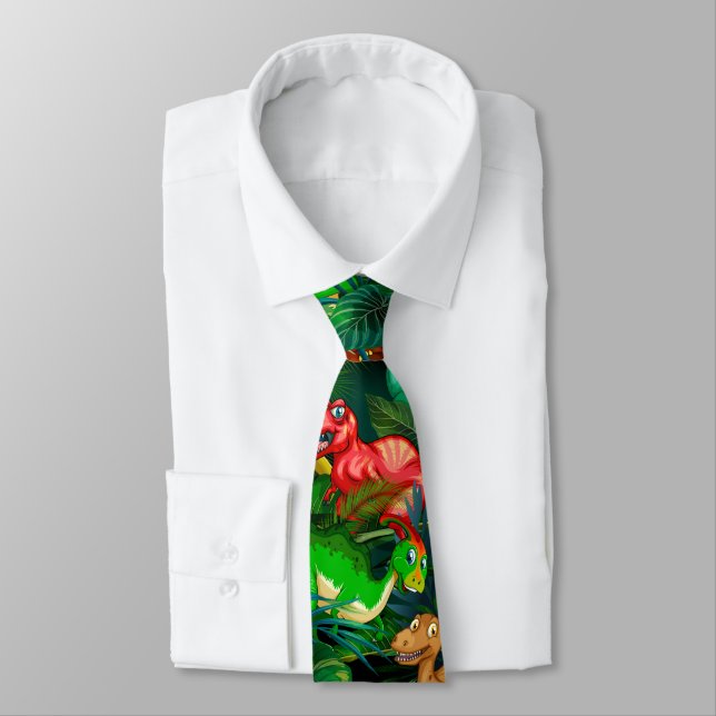Dinosaur Park Tie (Tied)