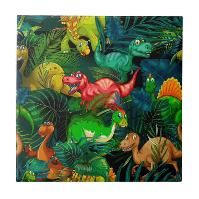 Dinosaur Park Tile (Front)