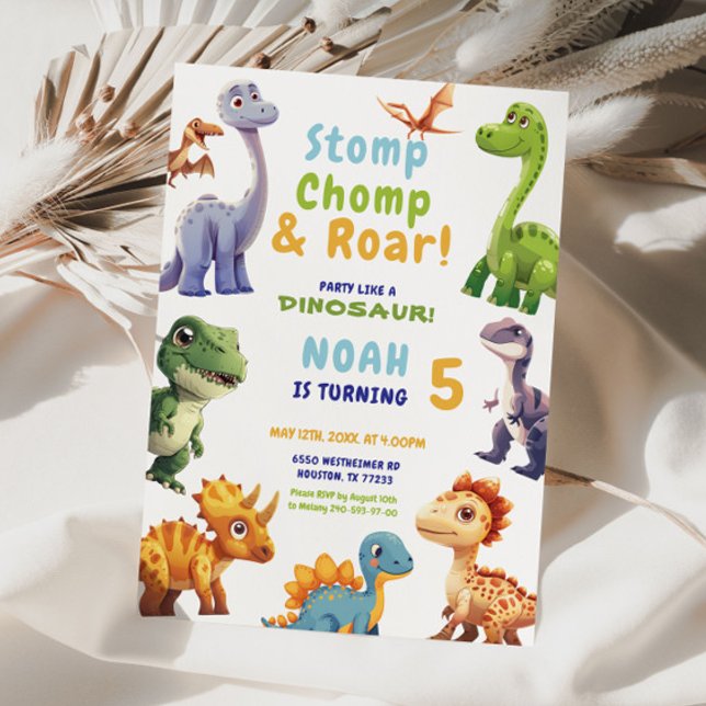 Dinosaur Party Invitation (Creator Uploaded)
