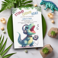 Dinosaur Party Song Stomp Chomp Roar Boy Birthday