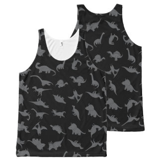 Dinosaur pattern All-Over print singlet