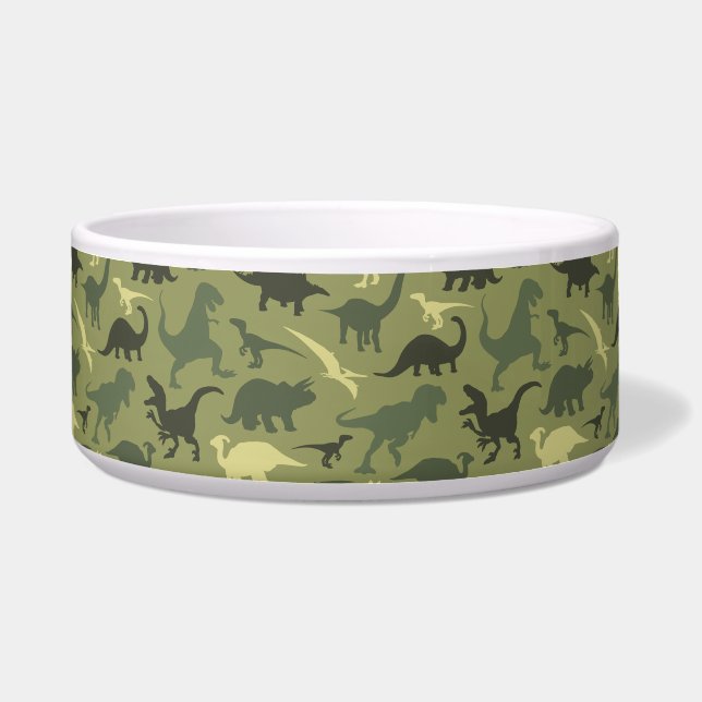 Dinosaur Pattern, Dinosaur Silhouette, Green Dino (Front)