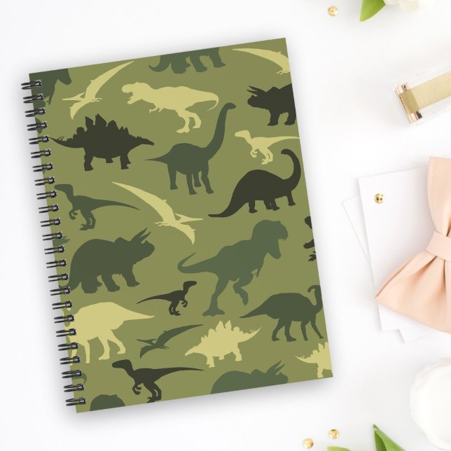 Dinosaur Pattern, Dinosaur Silhouette, Green Dino Planner (Creator Uploaded)