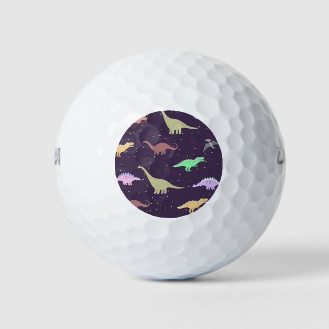 Dinosaur Pattern Golf Balls (Front)