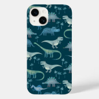 Dinosaur Pattern Green