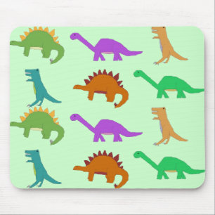 Dinosaur pattern mousepad