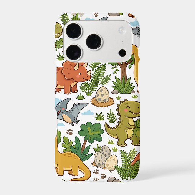 Dinosaur Pattern Phone Case – Jungle (Back)