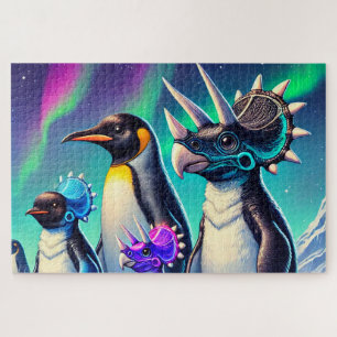 Dinosaur Penguin Jigsaw Puzzle