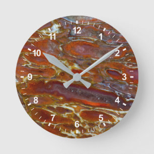 Dinosaur Petrified Bone Round Clock