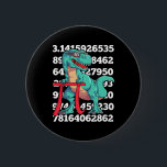 Dinosaur Pi Day T Rex Funny Math 3.14 Teacher Stud 6 Cm Round Badge<br><div class="desc">Dinosaur Pi Day T Rex Funny Math 3.14 Teacher Student</div>