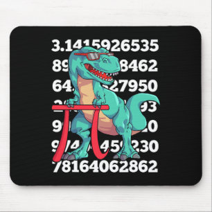 Dinosaur Pi Day T Rex Funny Math 3.14 Teacher Stud Mouse Pad