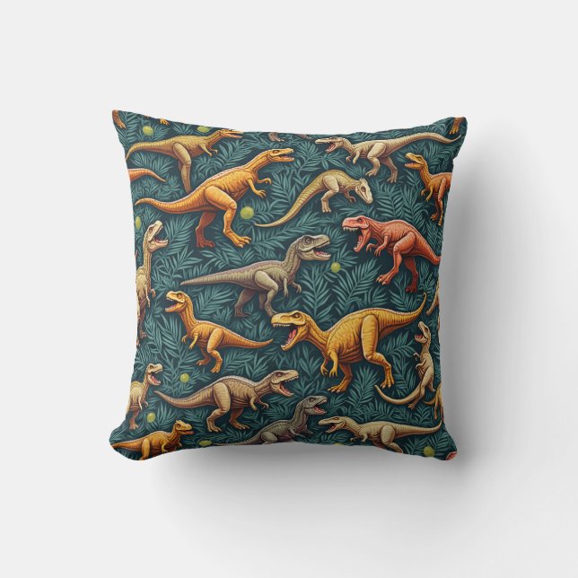 Dinosaur Pillow Cushion (Front)