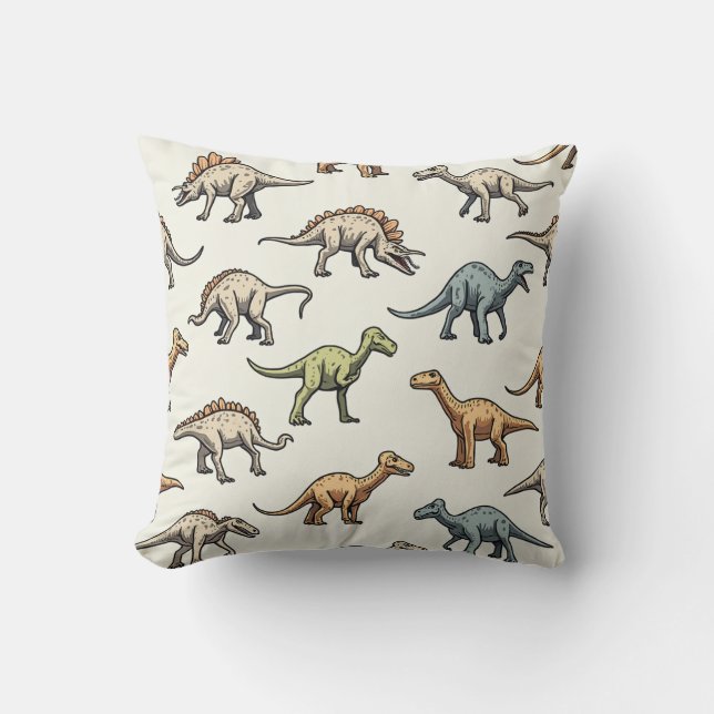 Dinosaur pillow cushion 4 (Front)