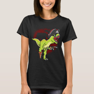 Dinosaur Pirate  Tyrannosaurus Rex T-Shirt