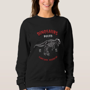 Dinosaur Planet Earth Mesozoic Era   Dinosaur Sweatshirt
