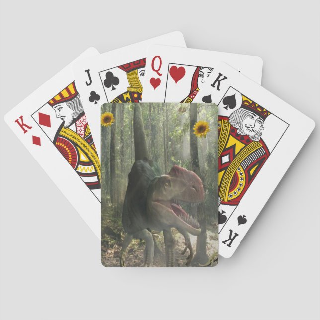 Dinosaur Playing Card Deck (Back)