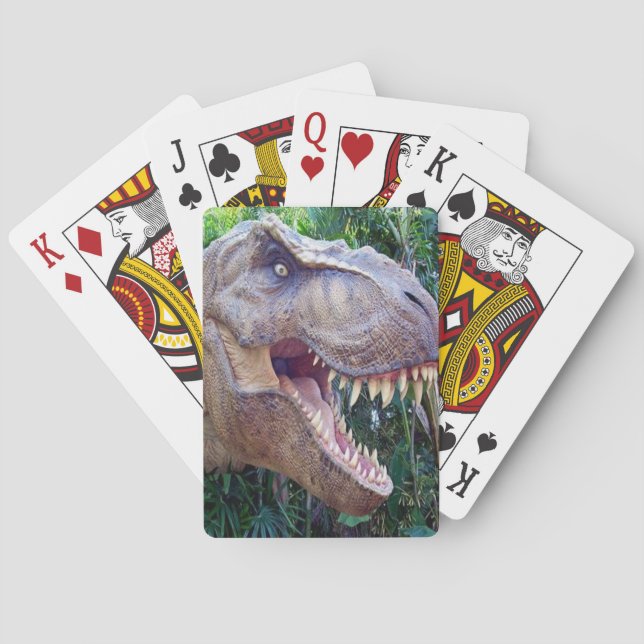 Dinosaur Playing Card Deck (Back)
