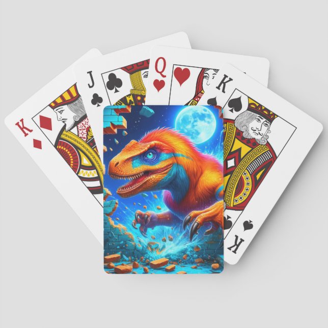 Dinosaur Playing Cards (Back)