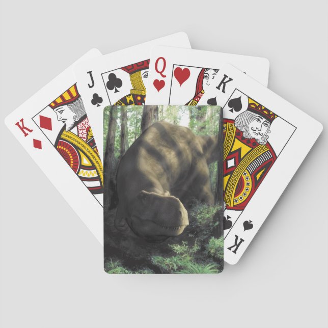 Dinosaur playing cards (Back)