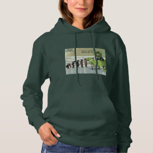 Dinosaur Police Lineup Funny Comic Hoodie